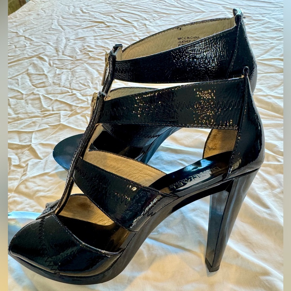 Michael Kors Elegant Black Strappy Heels